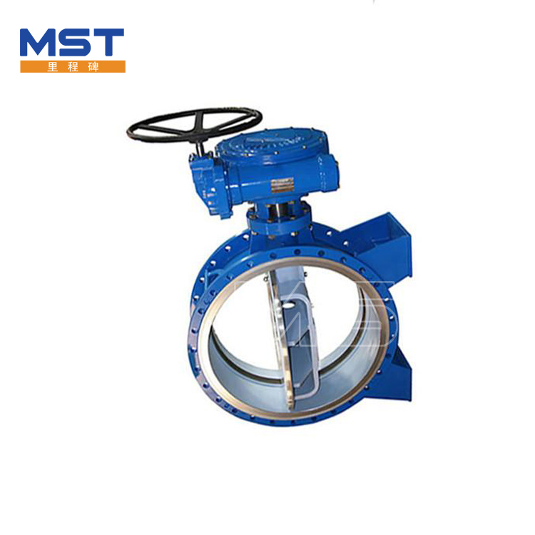 Katup Kupu Flange Eksentrik Tiga
